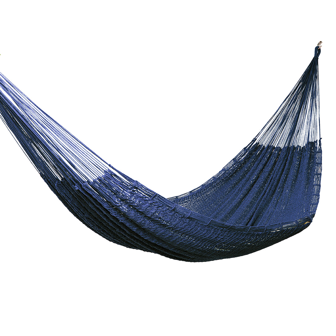 Navy Blue Cotton Hammock (Double) - Uxmal Navy