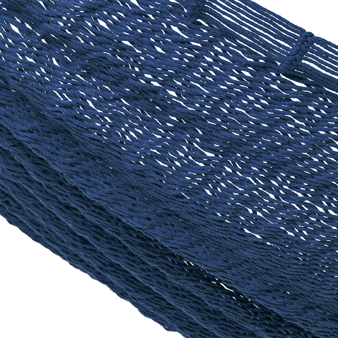 Navy Blue Cotton Hammock (Double) - Uxmal Navy