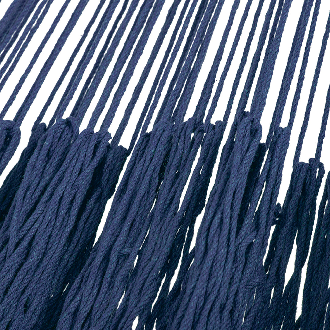 Navy Blue Cotton Hammock (Double) - Uxmal Navy