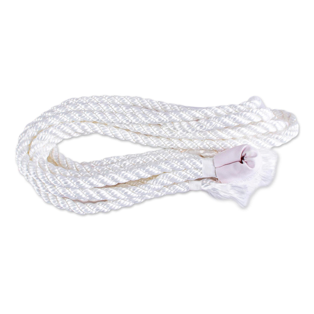 Teal Cotton Rope Hammock (Double) - Uxmal Peacock