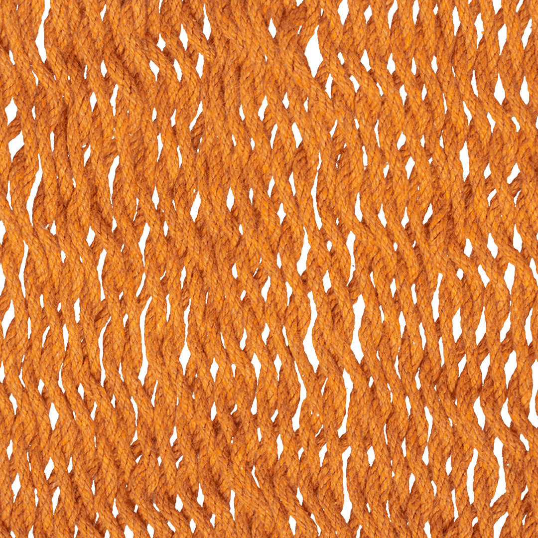 Flame Orange Cotton Rope Hammock (Triple) from Mexico - Sunset Siesta