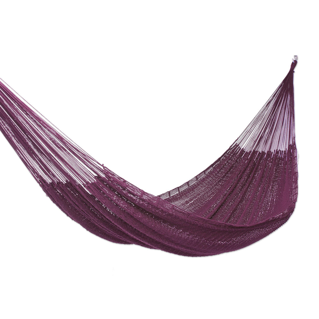 Oversized Mulberry Cotton hammock (Triple) - Uxmal Mulberry