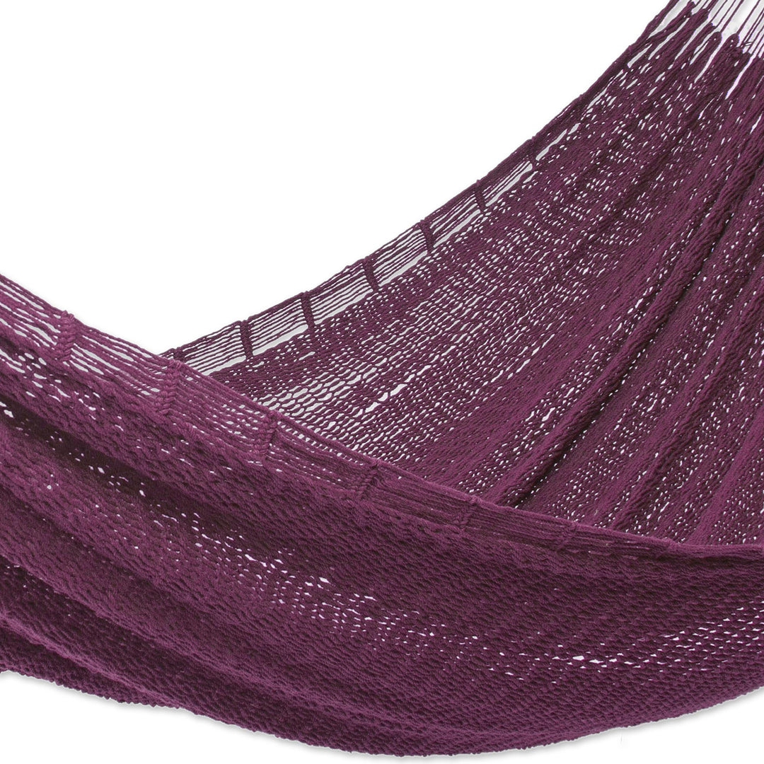 Oversized Mulberry Cotton hammock (Triple) - Uxmal Mulberry
