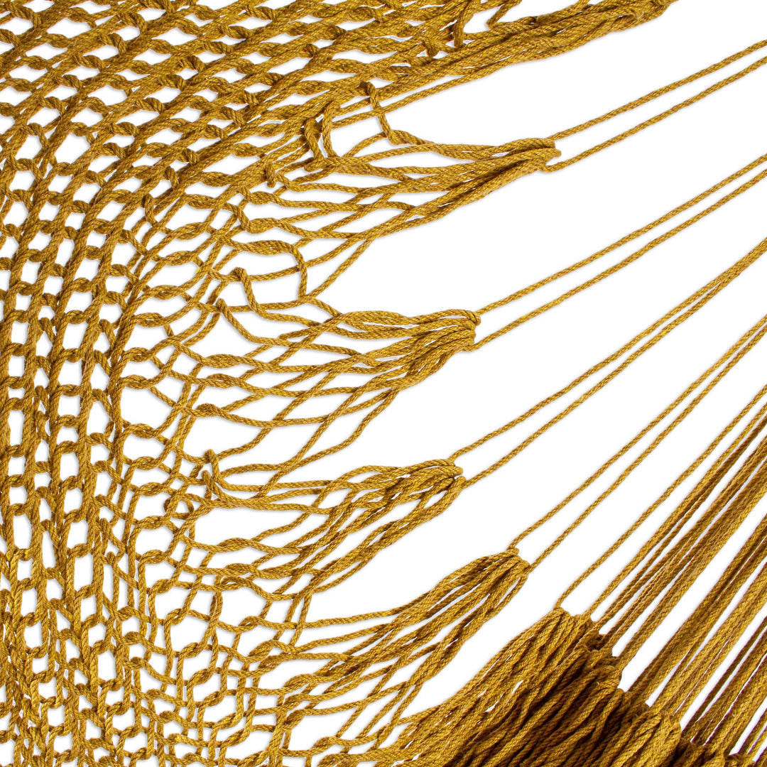 Hand Woven Cotton Rope Mayan Hammock Swing from Mexico - Sweet Siesta