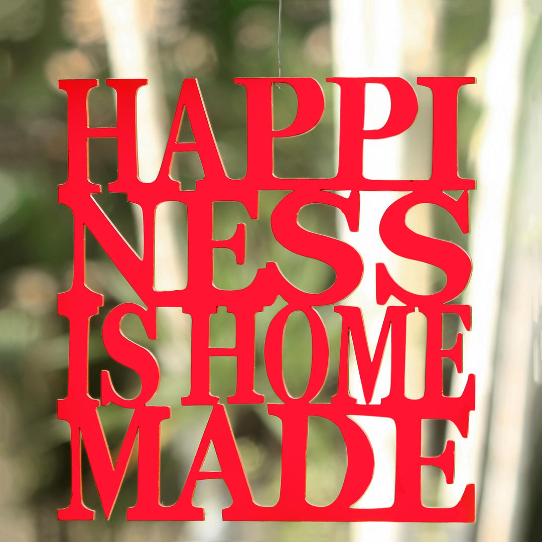 Happiness is Home Made in Red