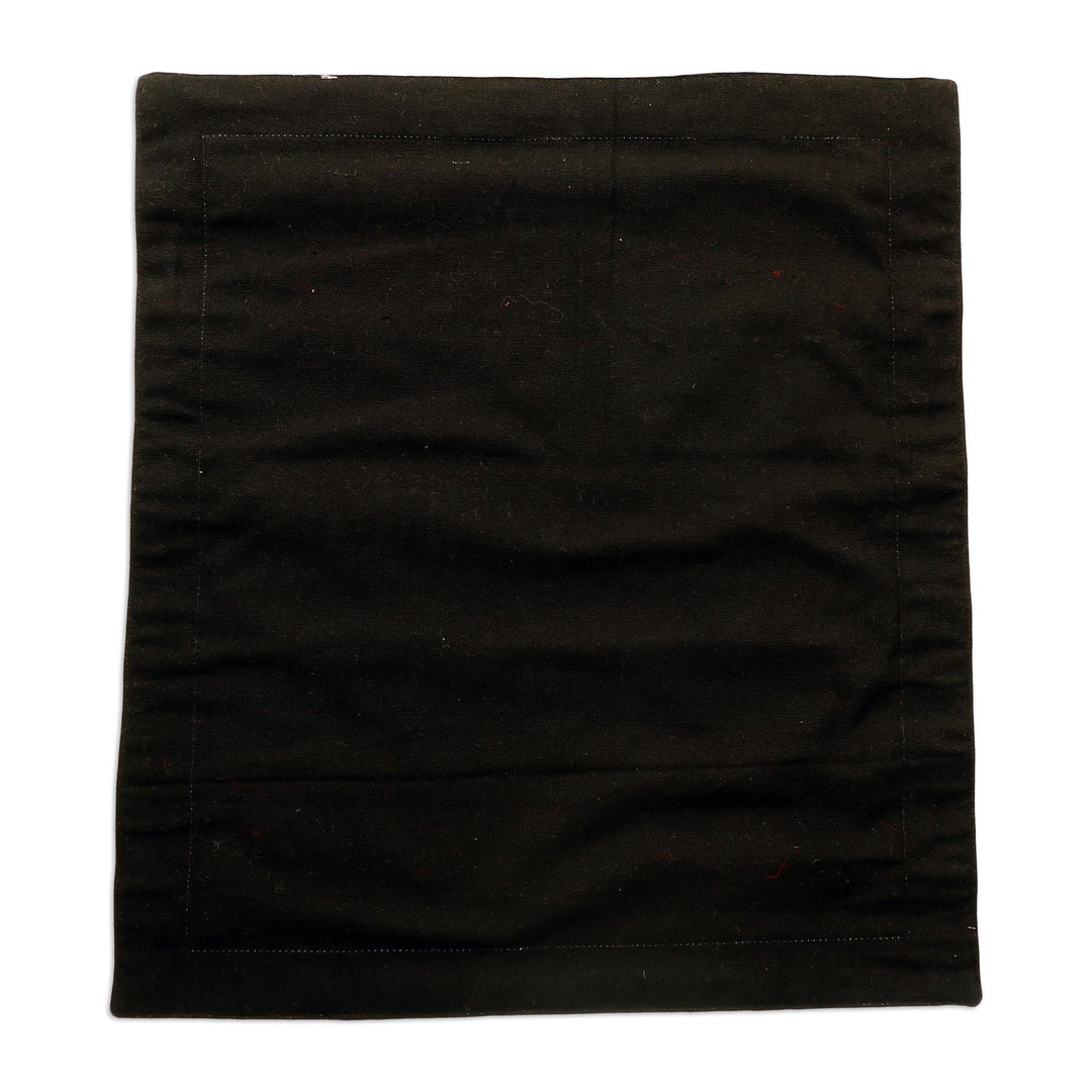 Floral Embroidered Travelers Backgammon Game - Ganga Garden in Yellow