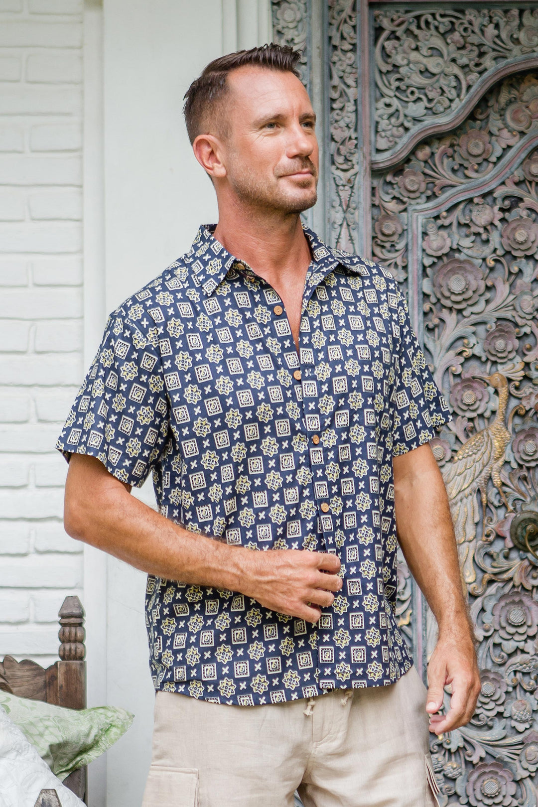 Floral Labyrinth in Midnight