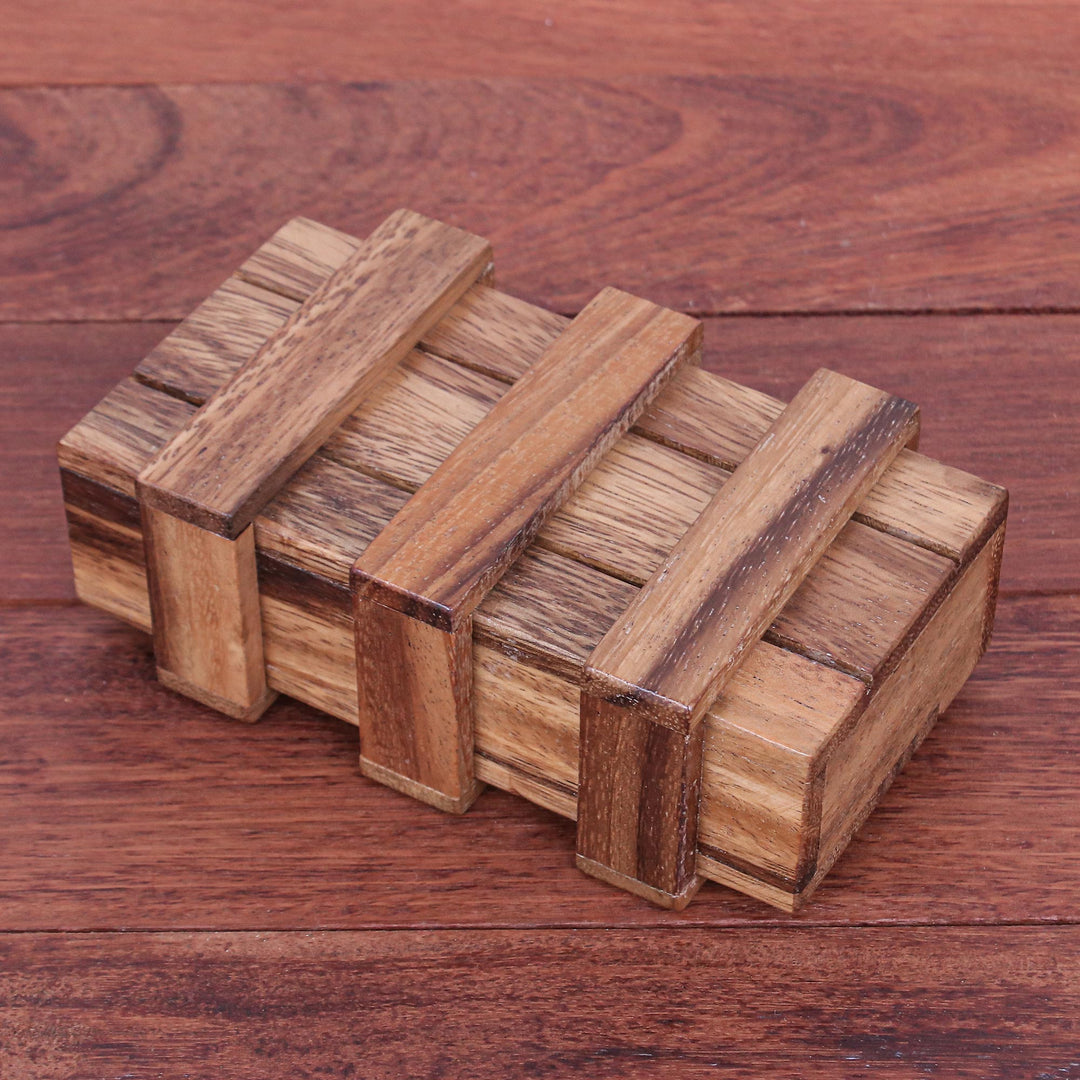 Hand Made Raintree Wood Puzzle Game - Double Magic