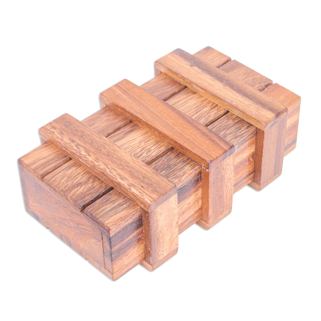 Hand Made Raintree Wood Puzzle Game - Double Magic