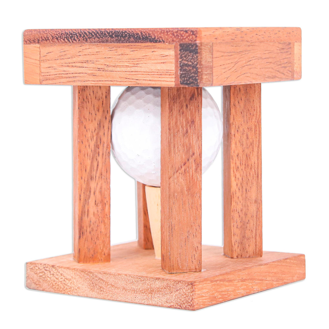 Raintree Wood and Golf Ball Puzzle - Golfing Off the Green
