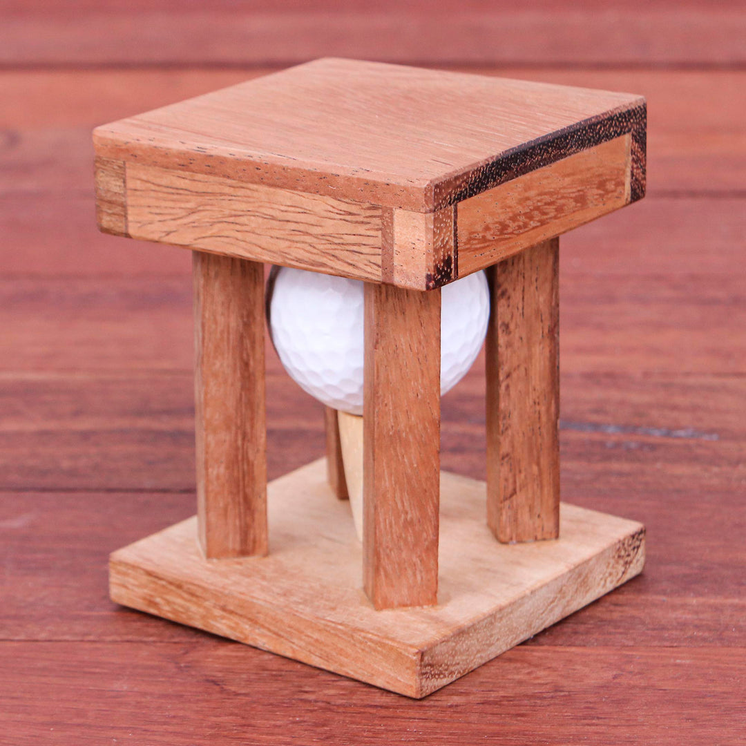 Raintree Wood and Golf Ball Puzzle - Golfing Off the Green