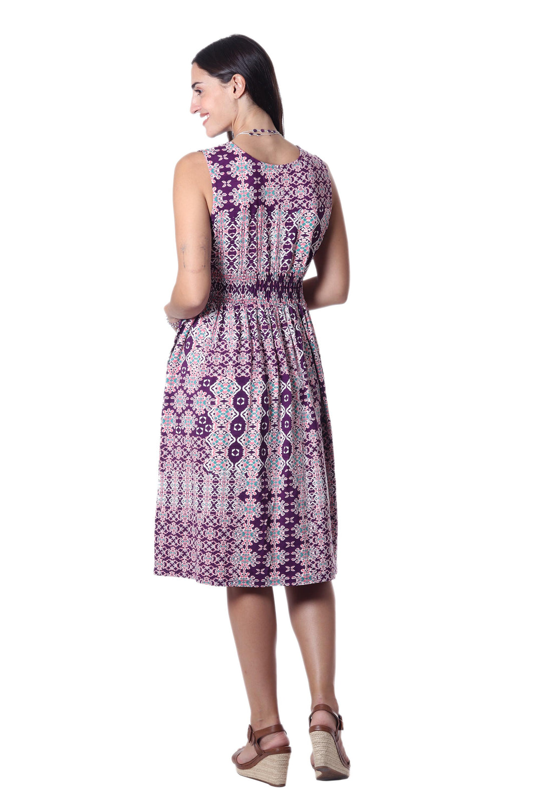 Meena Bazaar in Purple