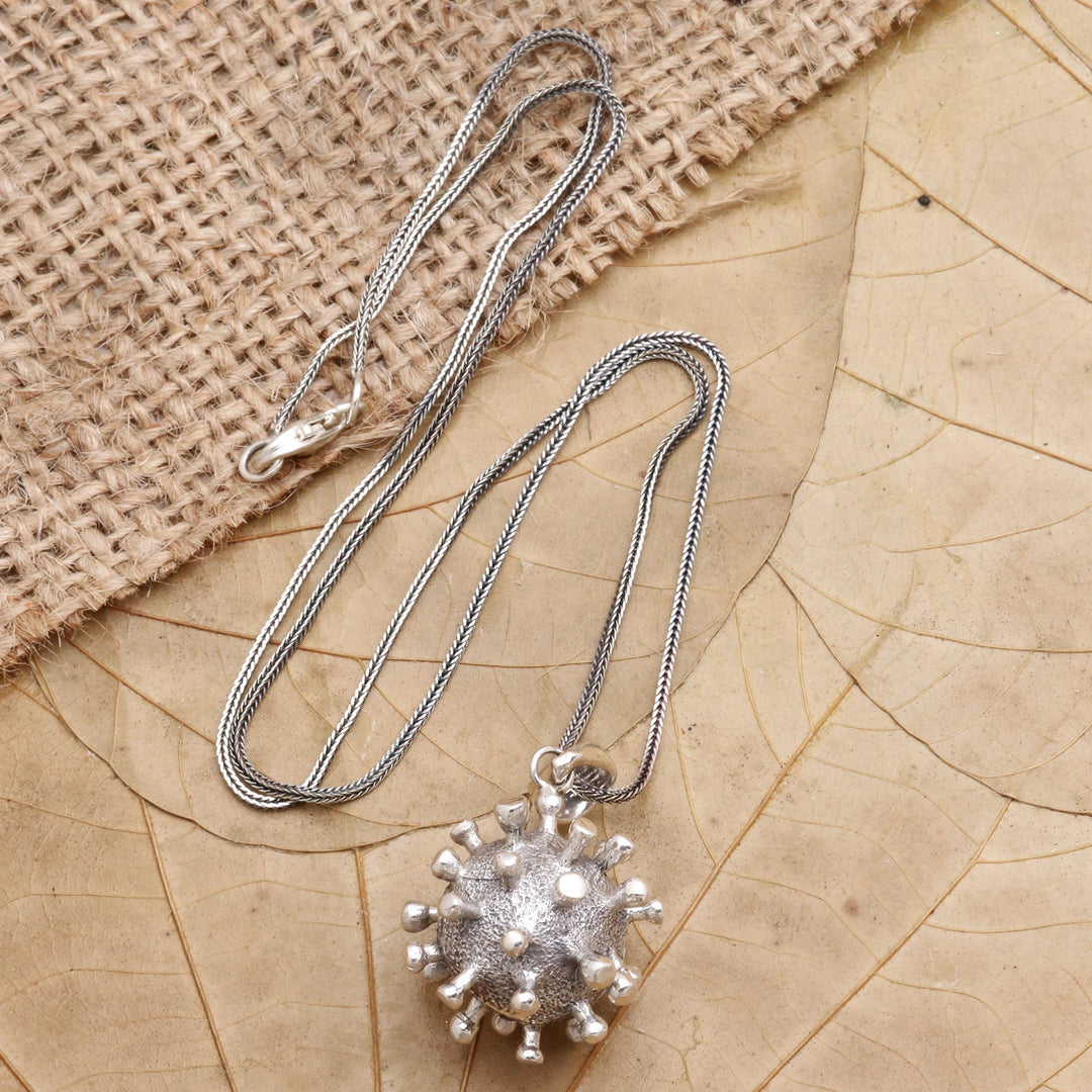 Sterling Silver Pendant Necklace - Invisible