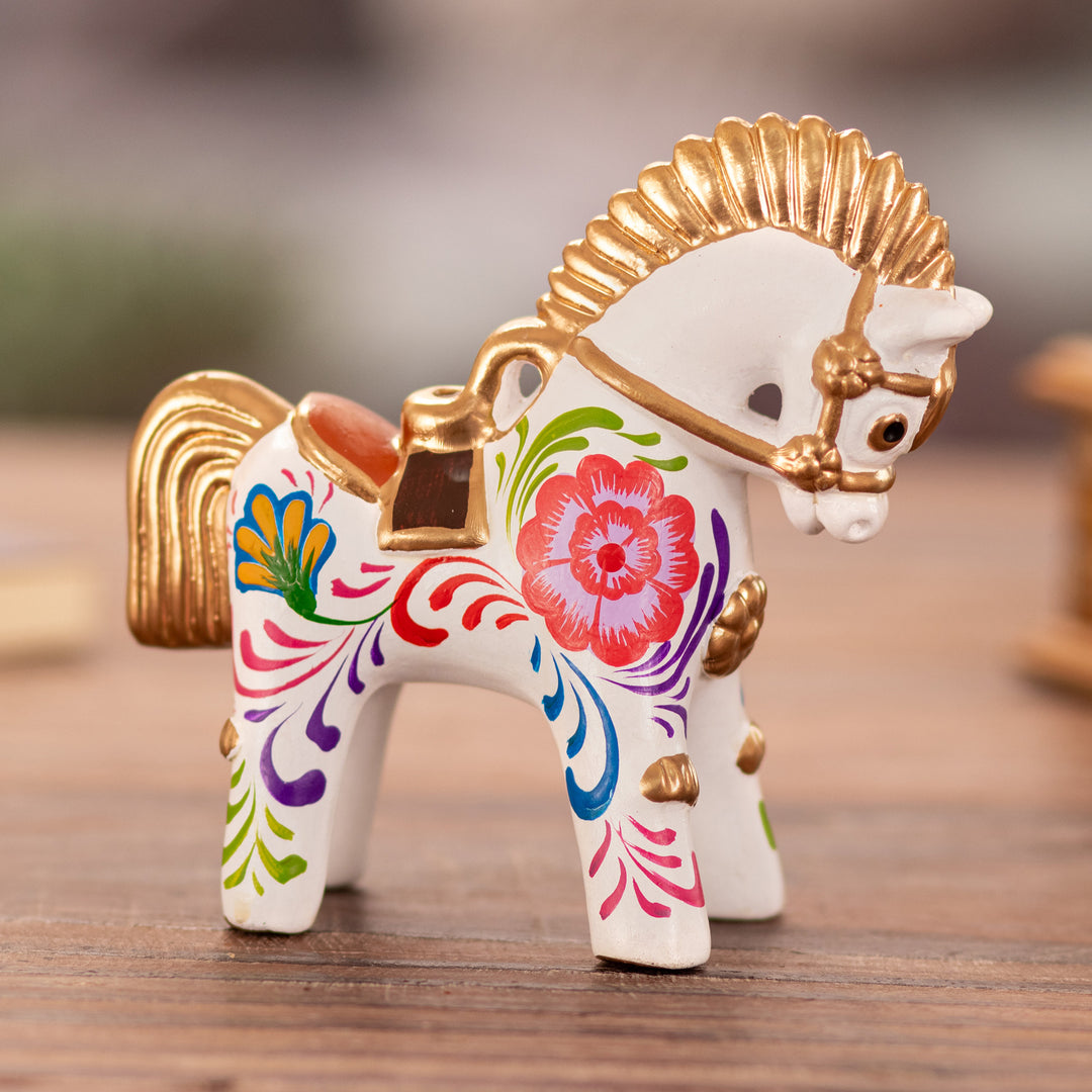 White Pucara Horse