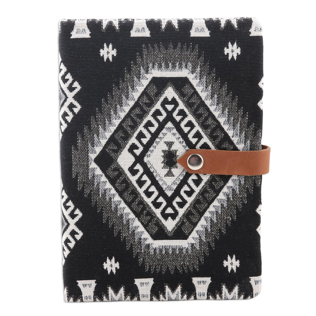 Woven Cotton Journal with Handmade Paper - Solo Afternoon