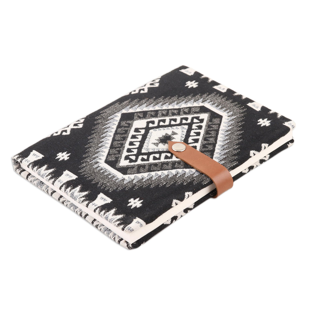 Woven Cotton Journal with Handmade Paper - Solo Afternoon