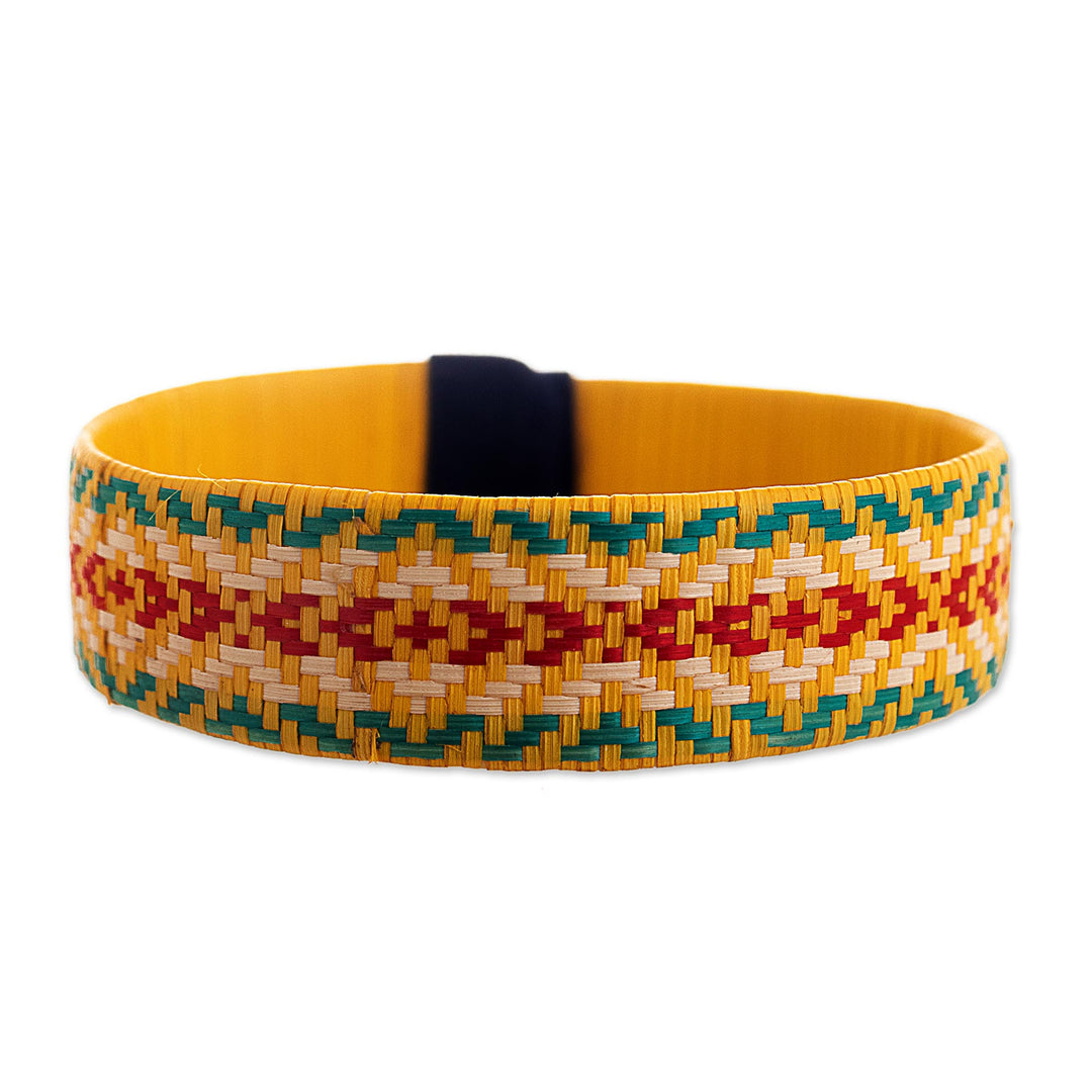 Colorful Handwoven Cuff Bracelet - Wise Ways