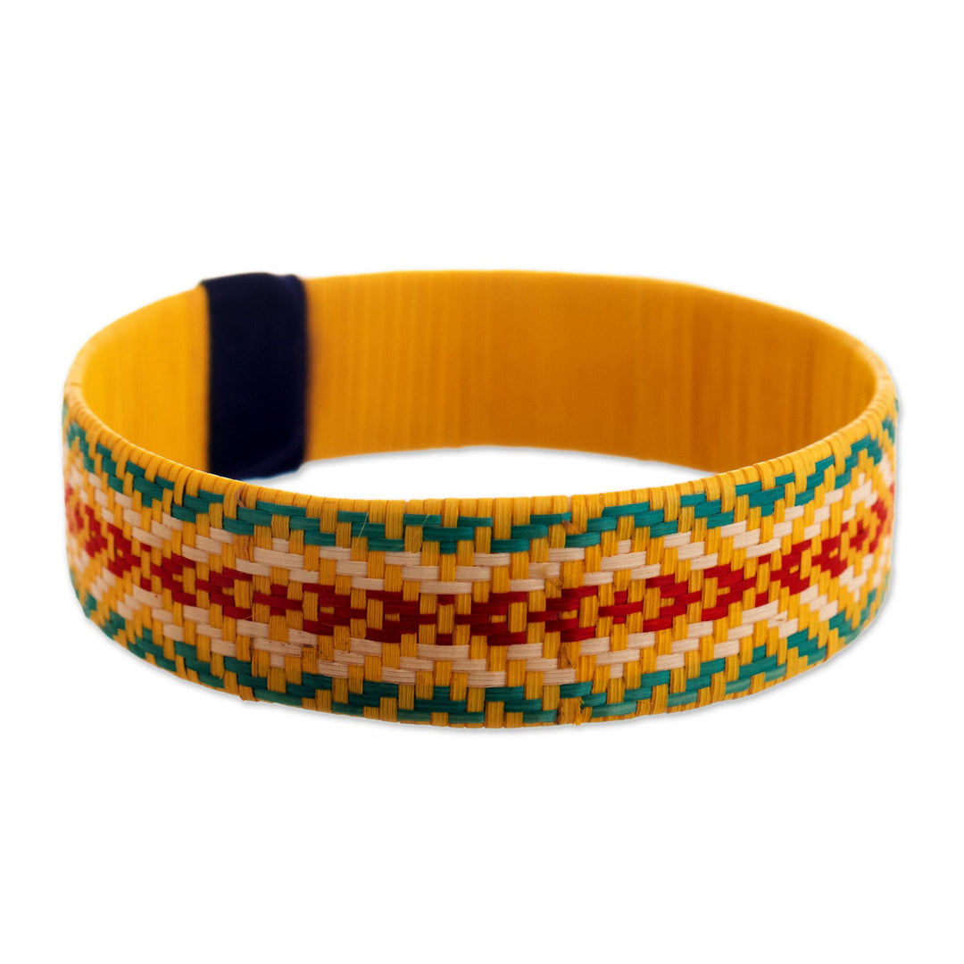 Colorful Handwoven Cuff Bracelet - Wise Ways