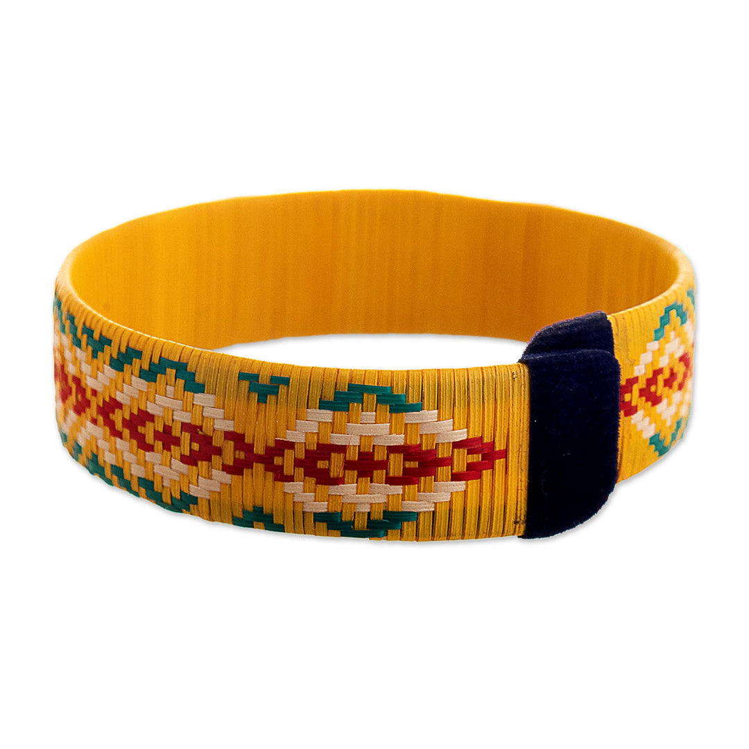 Colorful Handwoven Cuff Bracelet - Wise Ways