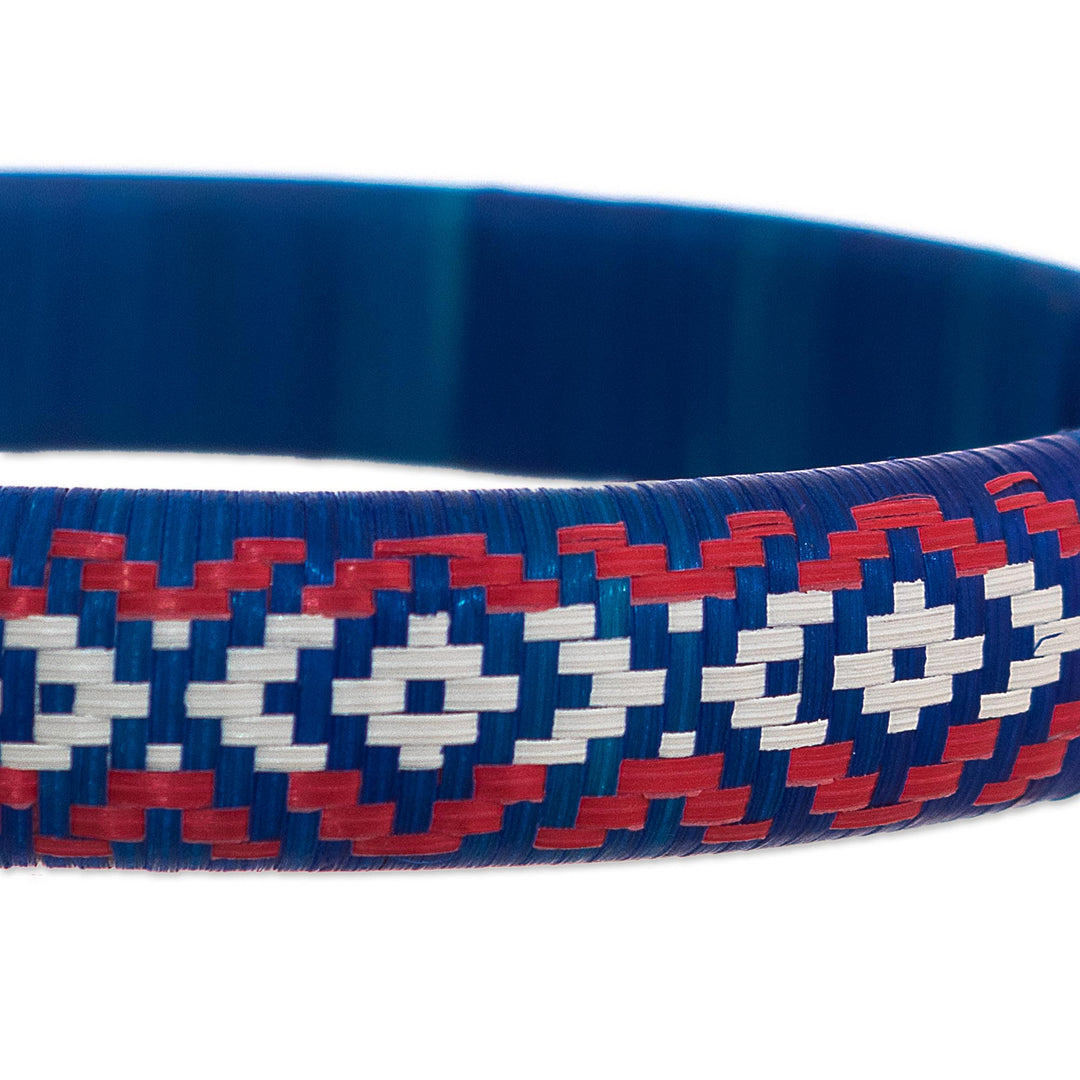 Handwoven Bangle Bracelet from Colombia - Radiant Energy