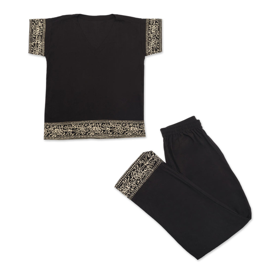 Dark Rose in Short Sleeve