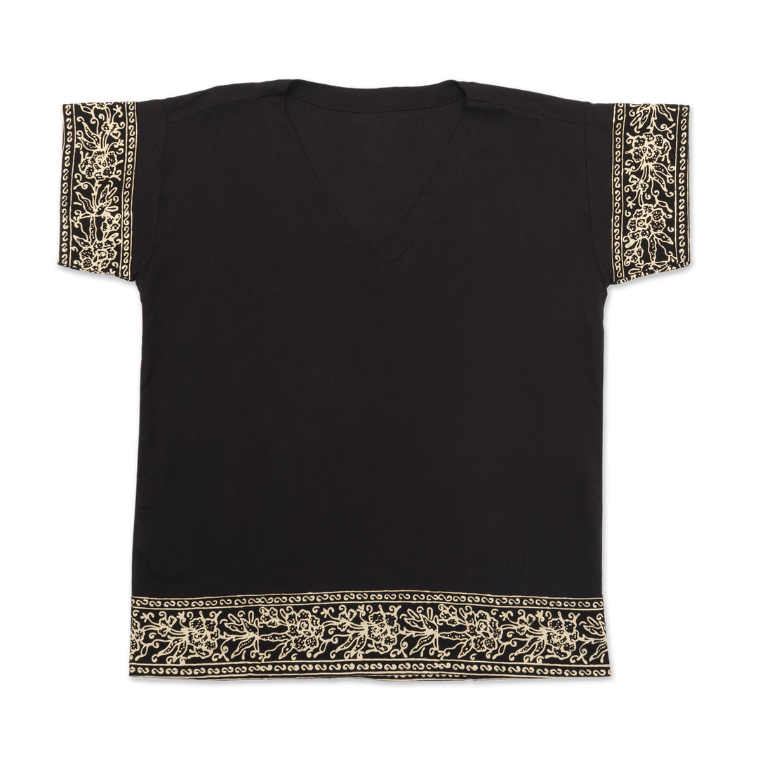 Dark Rose in Short Sleeve