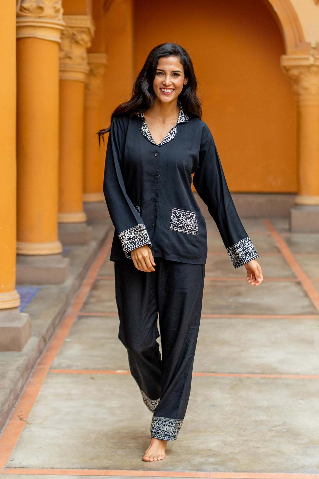 Batik Long Sleeve Loungewear