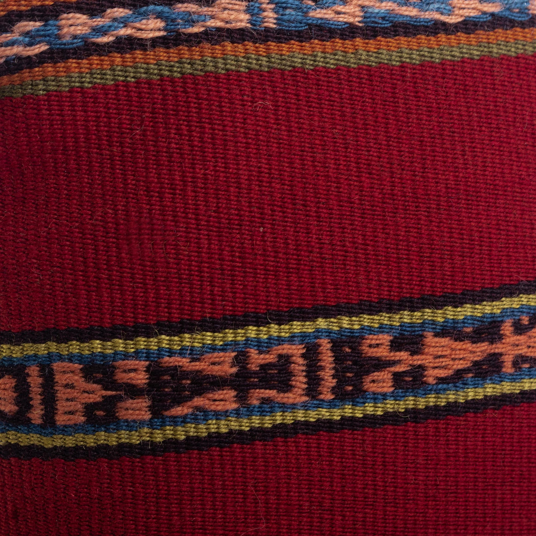 Hand Loomed Alpaca Shoulder Sling Bag - Cusco Glyphs