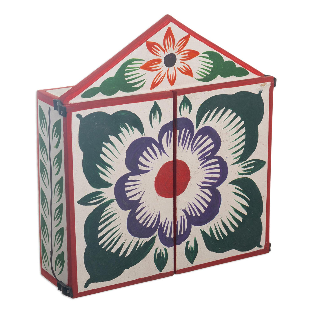 Nativity-Themed Retablo - Night in Bethlehem