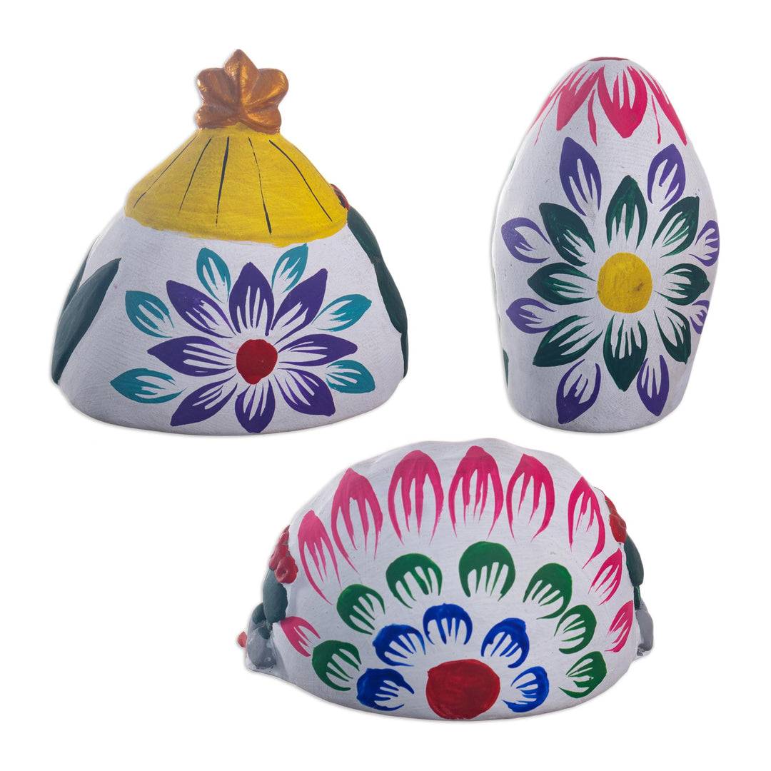 Hand Painted Nativity Scenes (Set of 3) - Christmas in the Andes