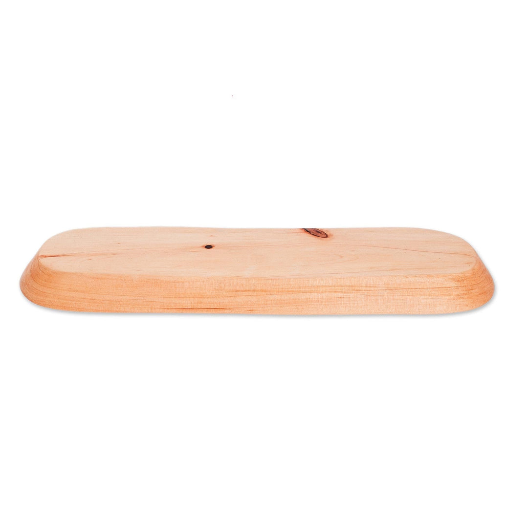 Artisan Crafted Wood Platter - Natural Conclusion