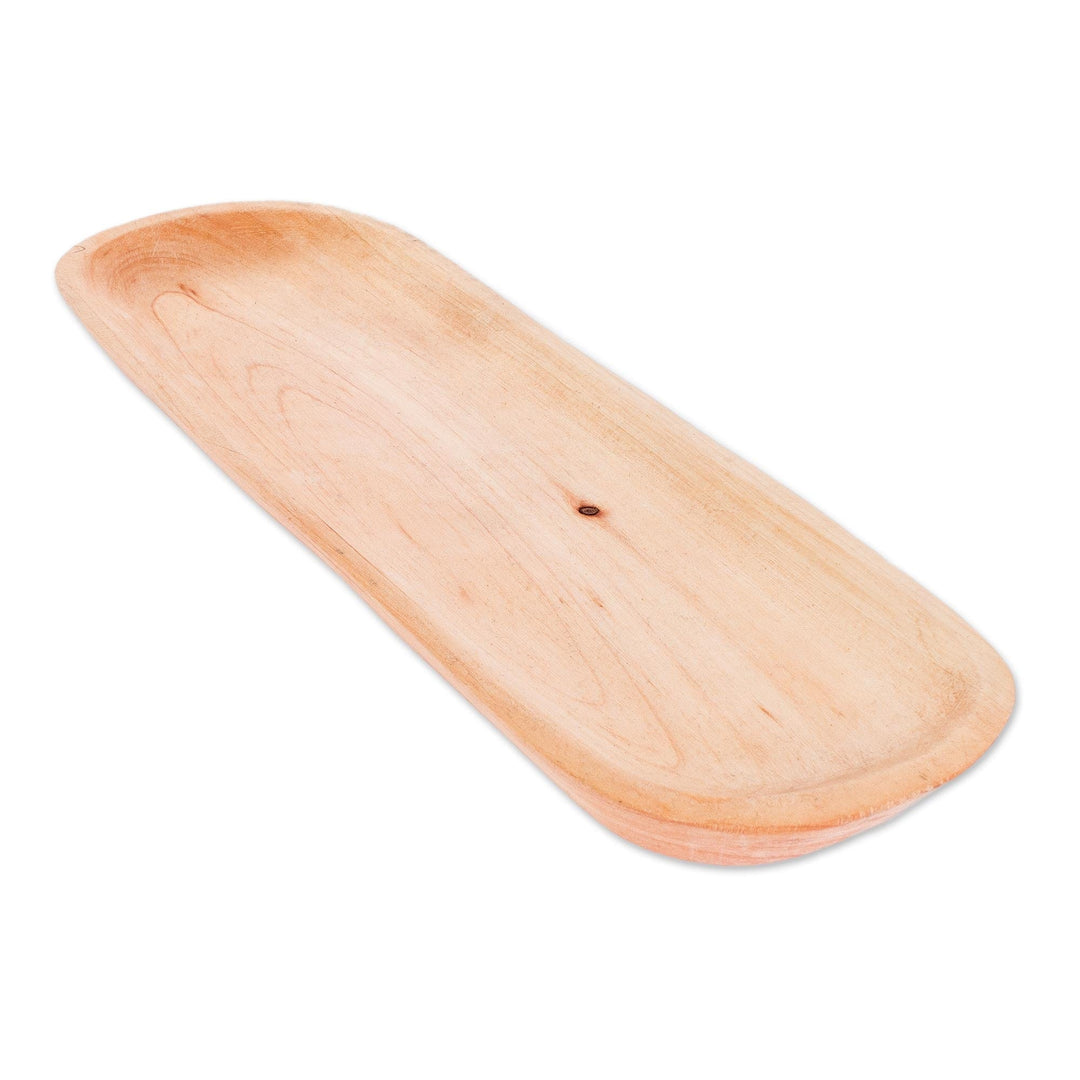 Artisan Crafted Wood Platter - Natural Conclusion
