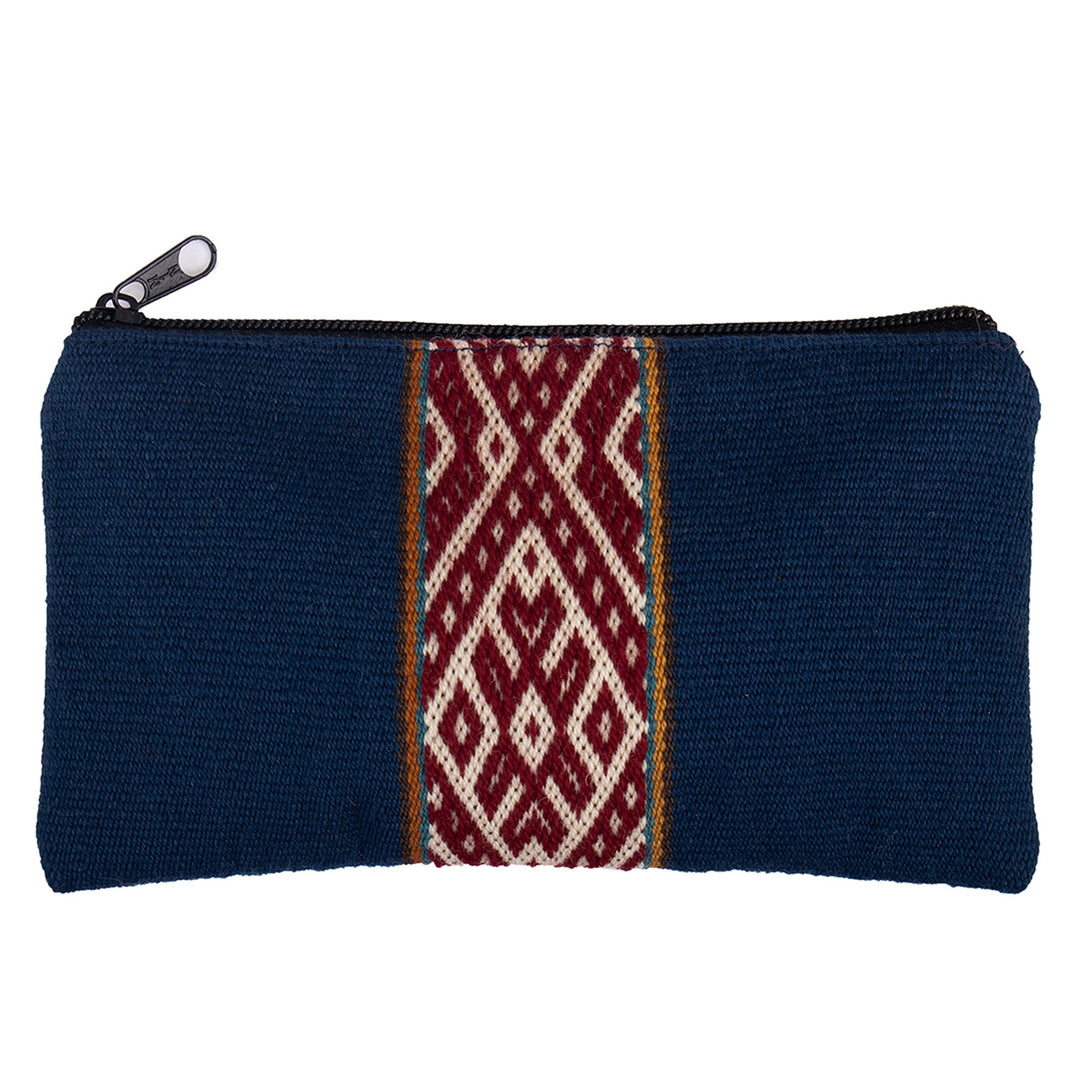 Handloomed Wool Cosmetic Bag - Sicuani Diamonds