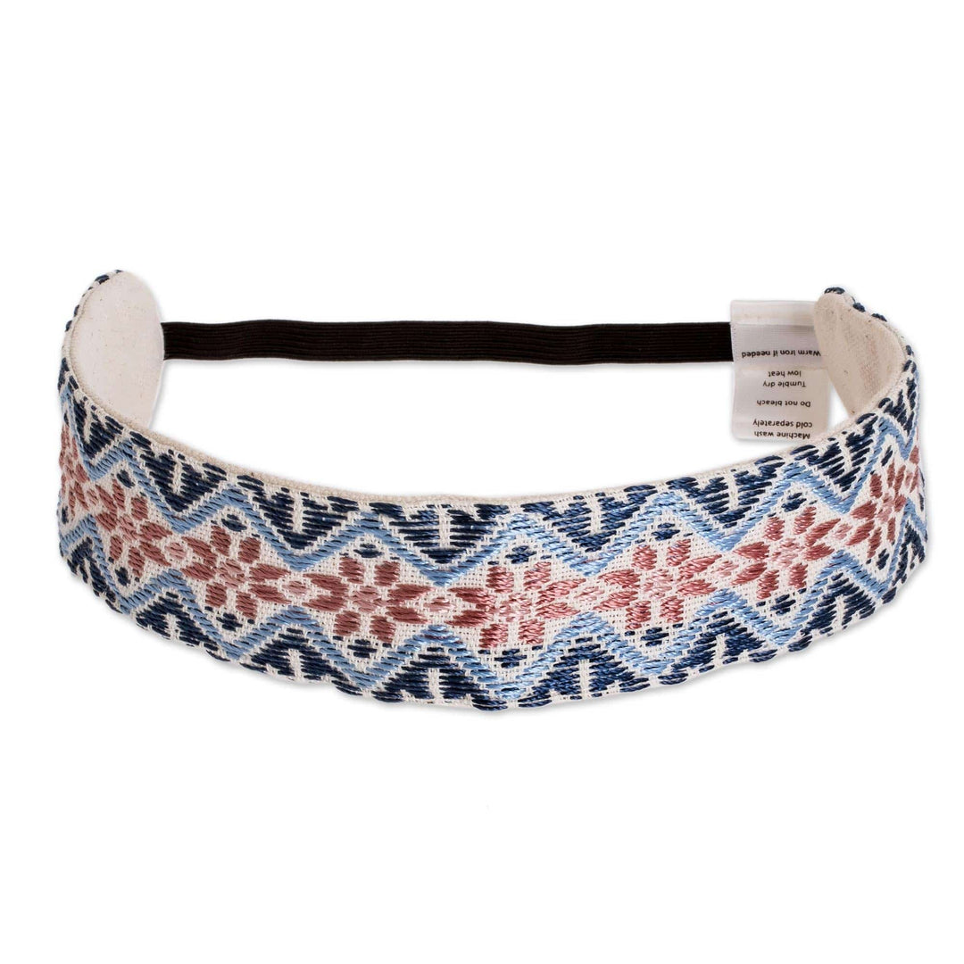 Handloomed All Cotton Headband - Flower Fantasy