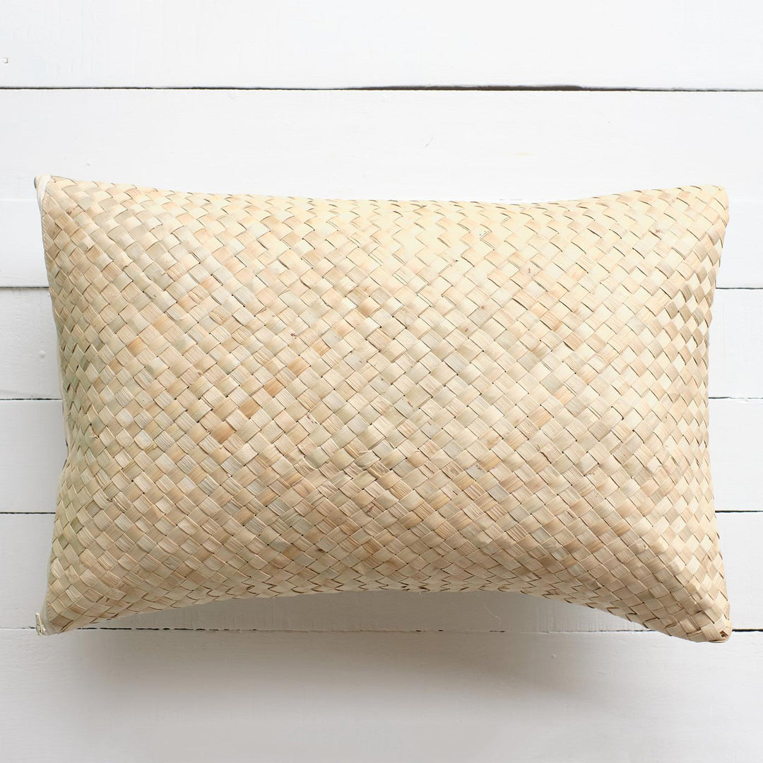 Artisan Crafted Canvas Lumbar Pillow Cover - Drividrivi
