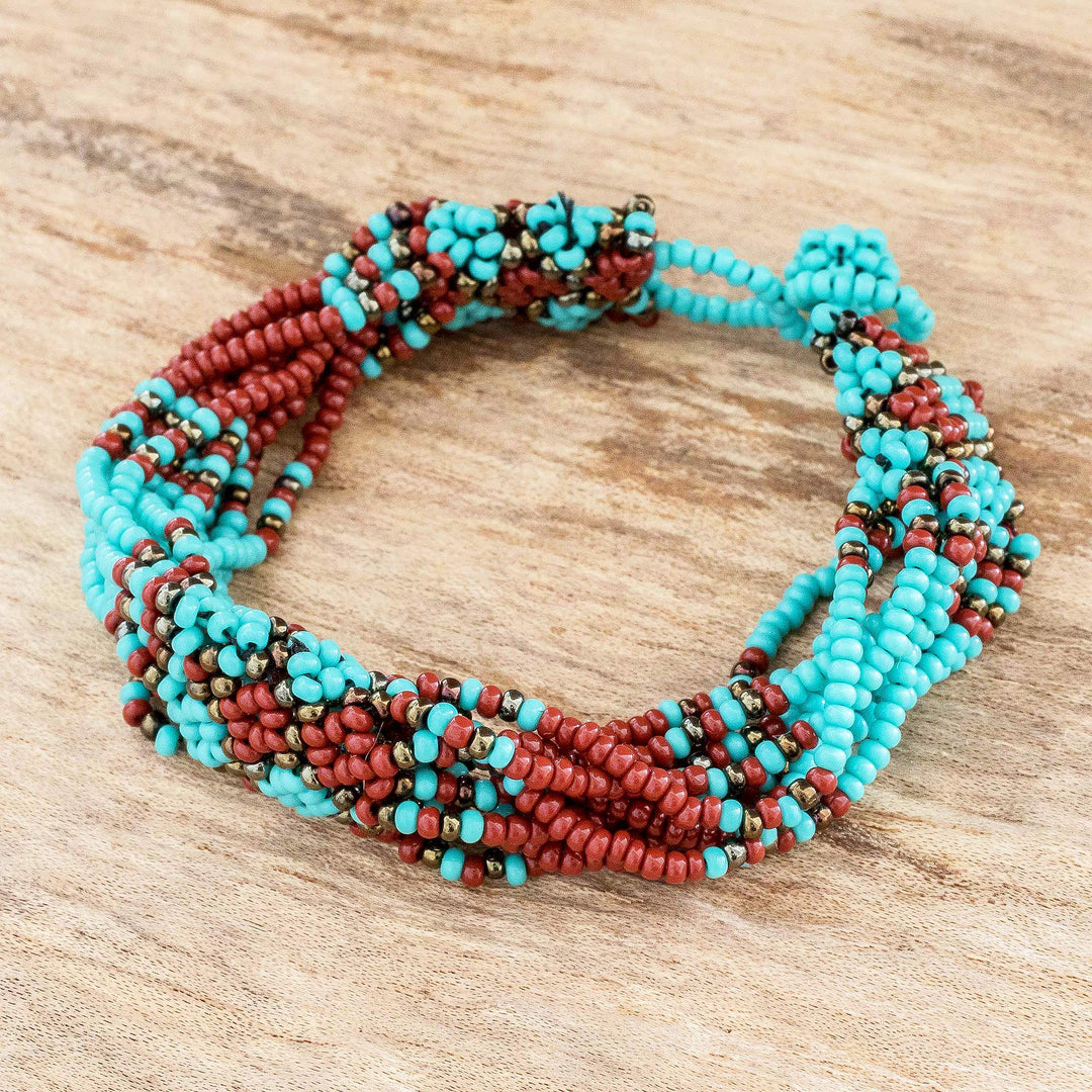 Flower Harmony in Aqua
