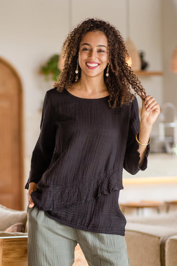 Black Ruffles