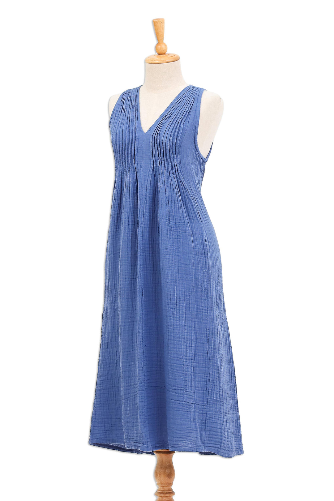 Sleeveless Cotton A-Line Dress - Day Off