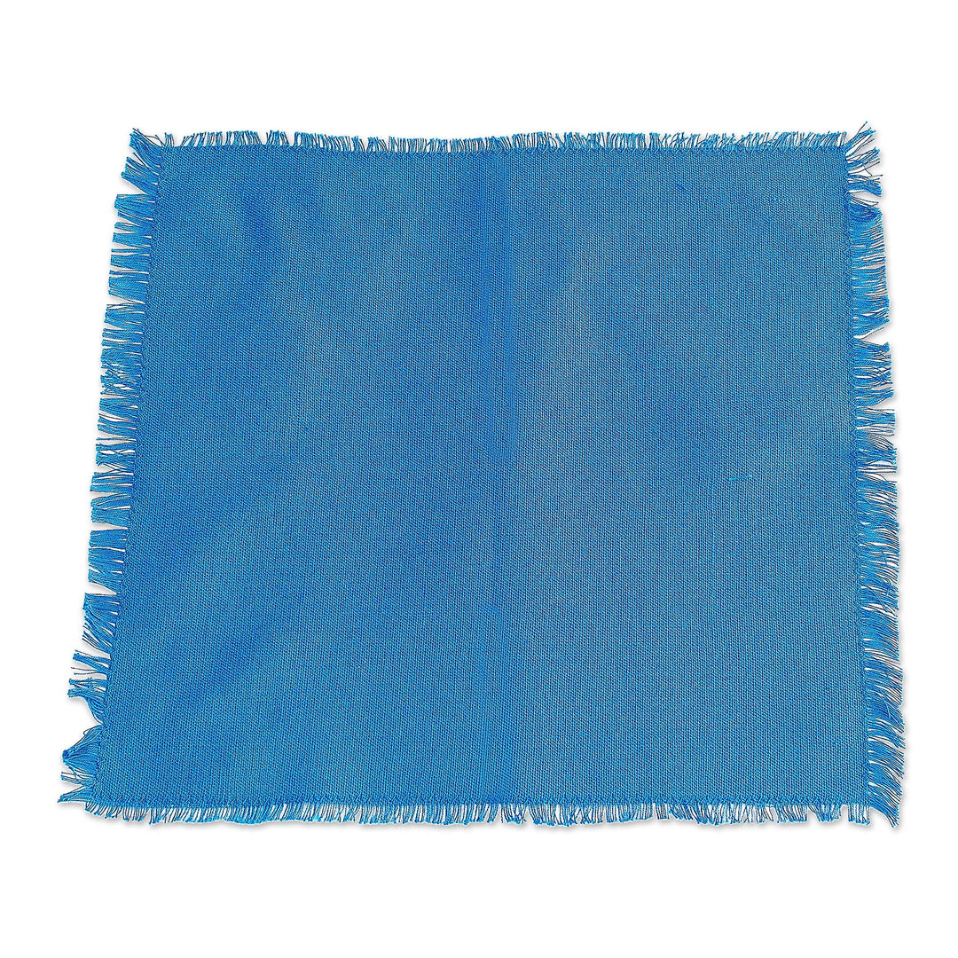 Blue Table Linen Set (Set for 6) - Tecpan Tradition