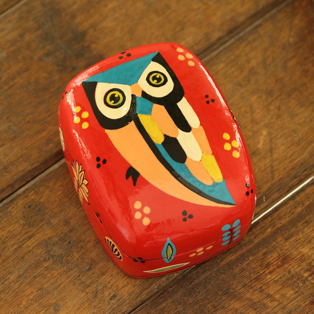 Owl Story in Red