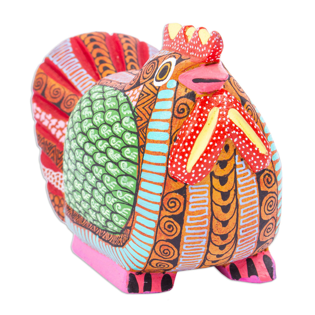 Hen Alebrije Figurine - Flirty Hen