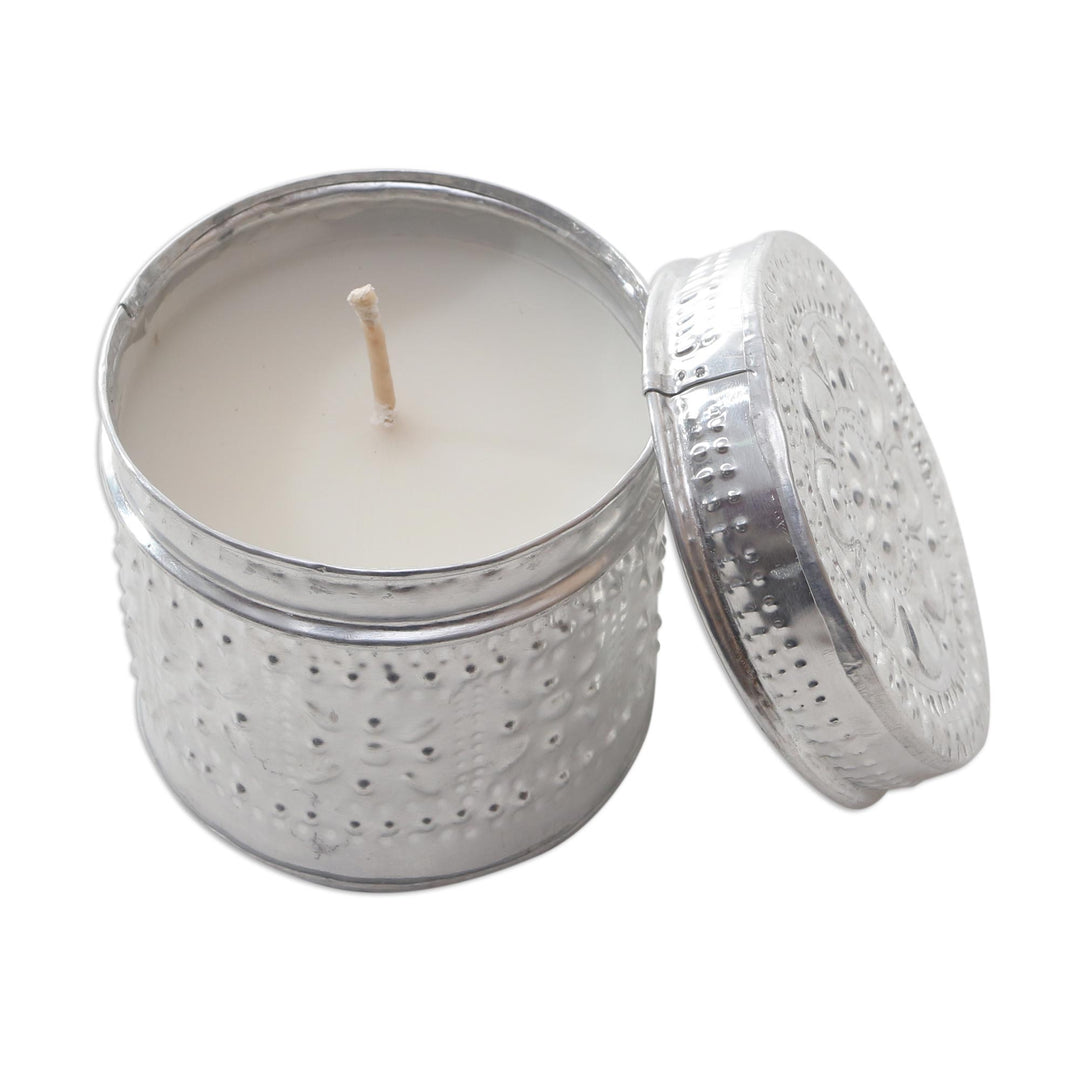 Aluminum Tinned Beeswax Candles from Bali (Set of 3) - Morning Glow