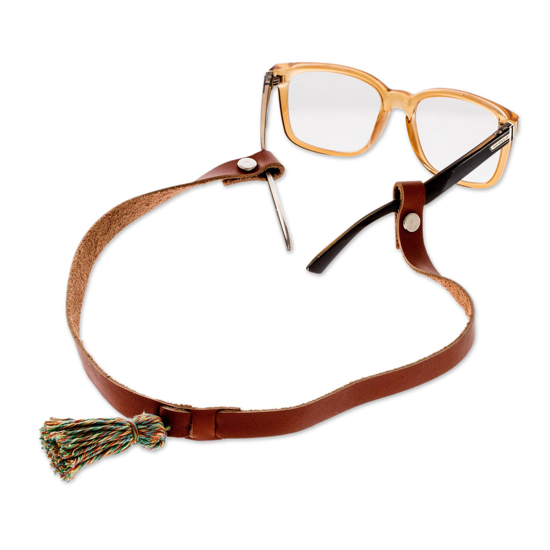 Handcrafted Leather Mask and Eyeglass Lanyard - Practical Beauty