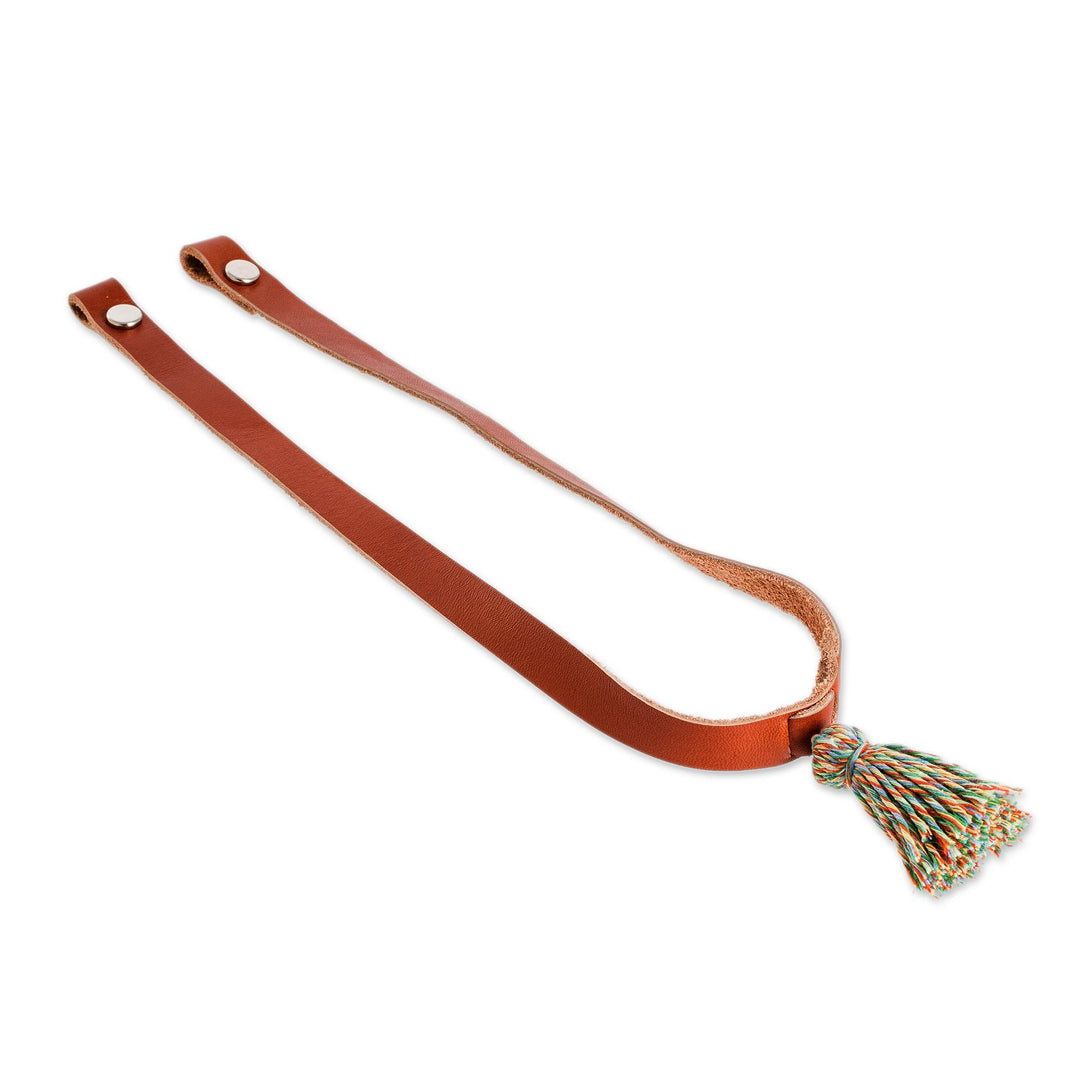 Handcrafted Leather Mask and Eyeglass Lanyard - Practical Beauty
