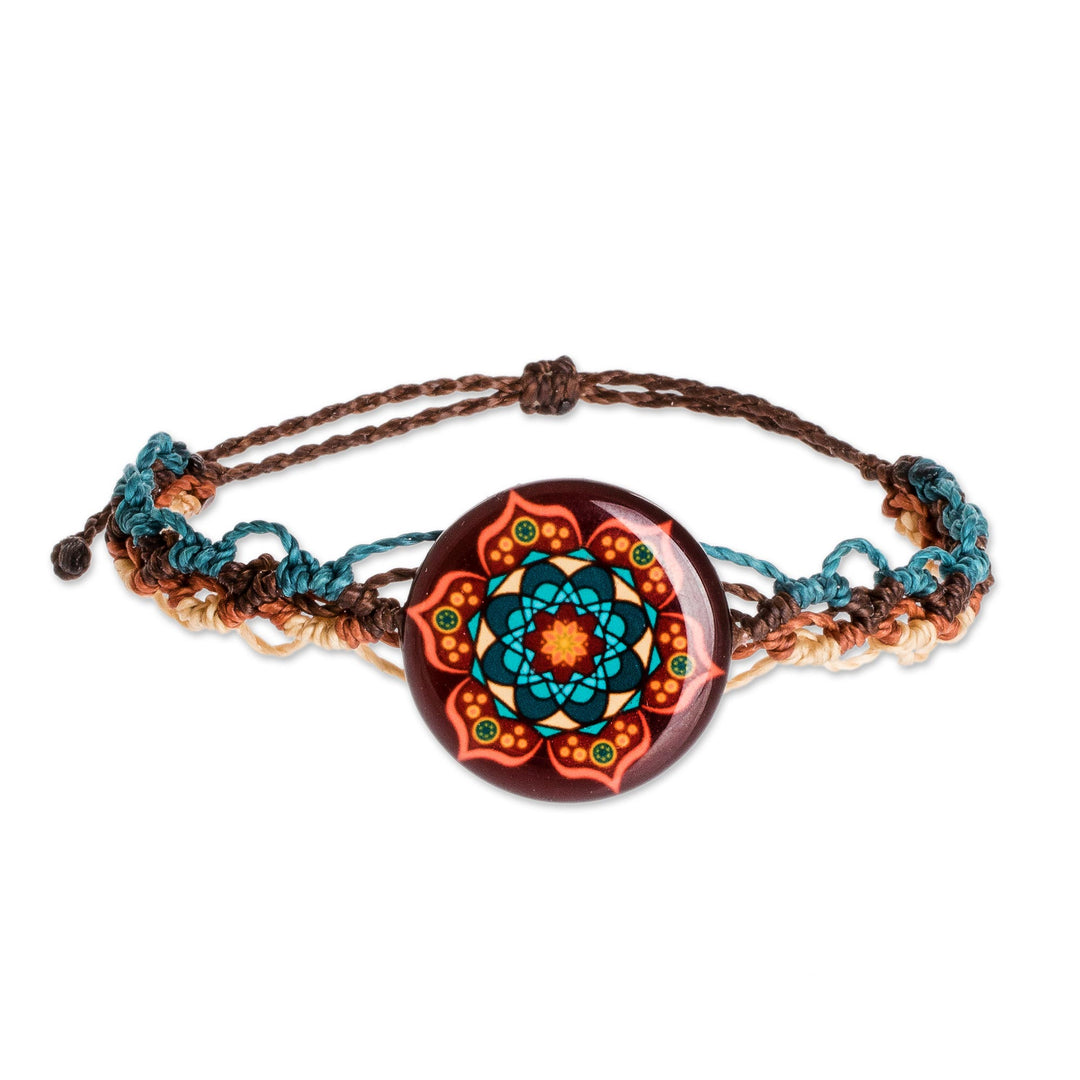 Mandala Motif Macrame Bracelet - Mandala Magic