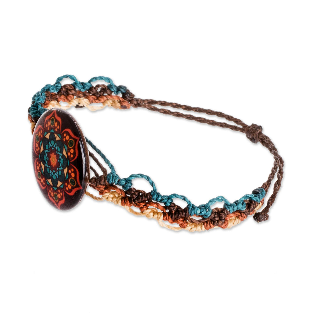 Mandala Motif Macrame Bracelet - Mandala Magic