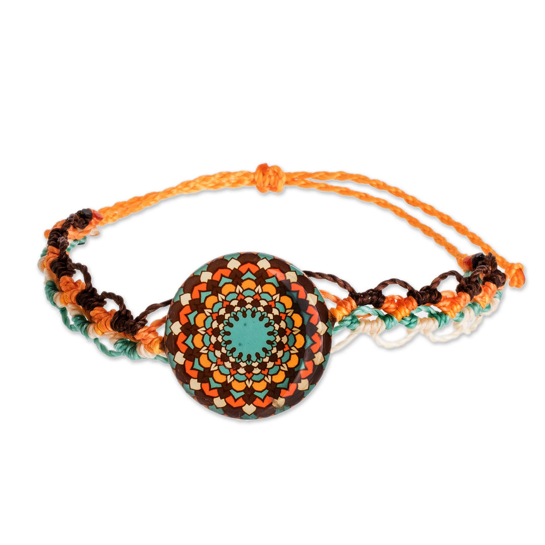 Artisan Crafted Mandala Bracelet - Harmonious Mandala