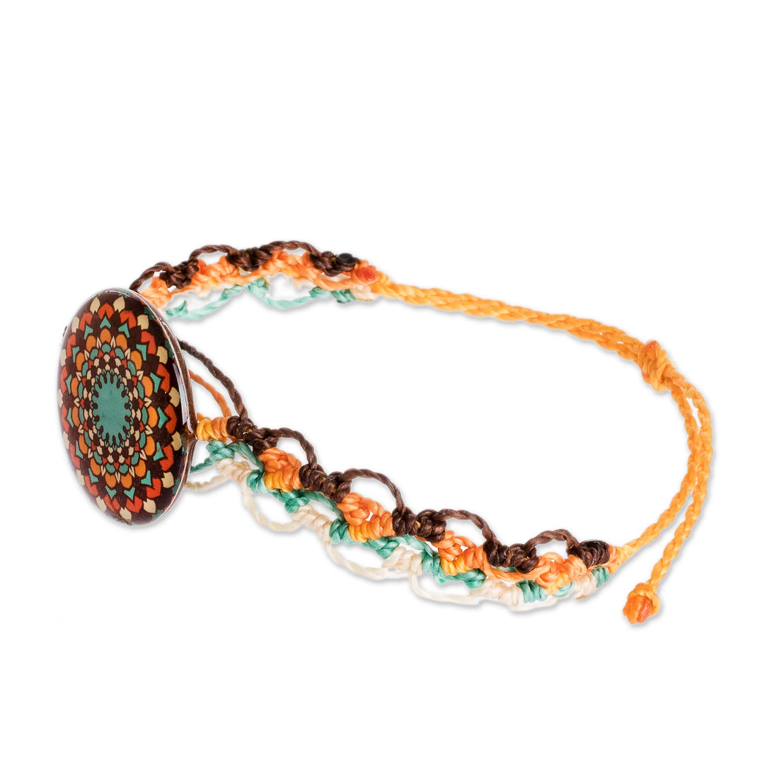 Artisan Crafted Mandala Bracelet - Harmonious Mandala