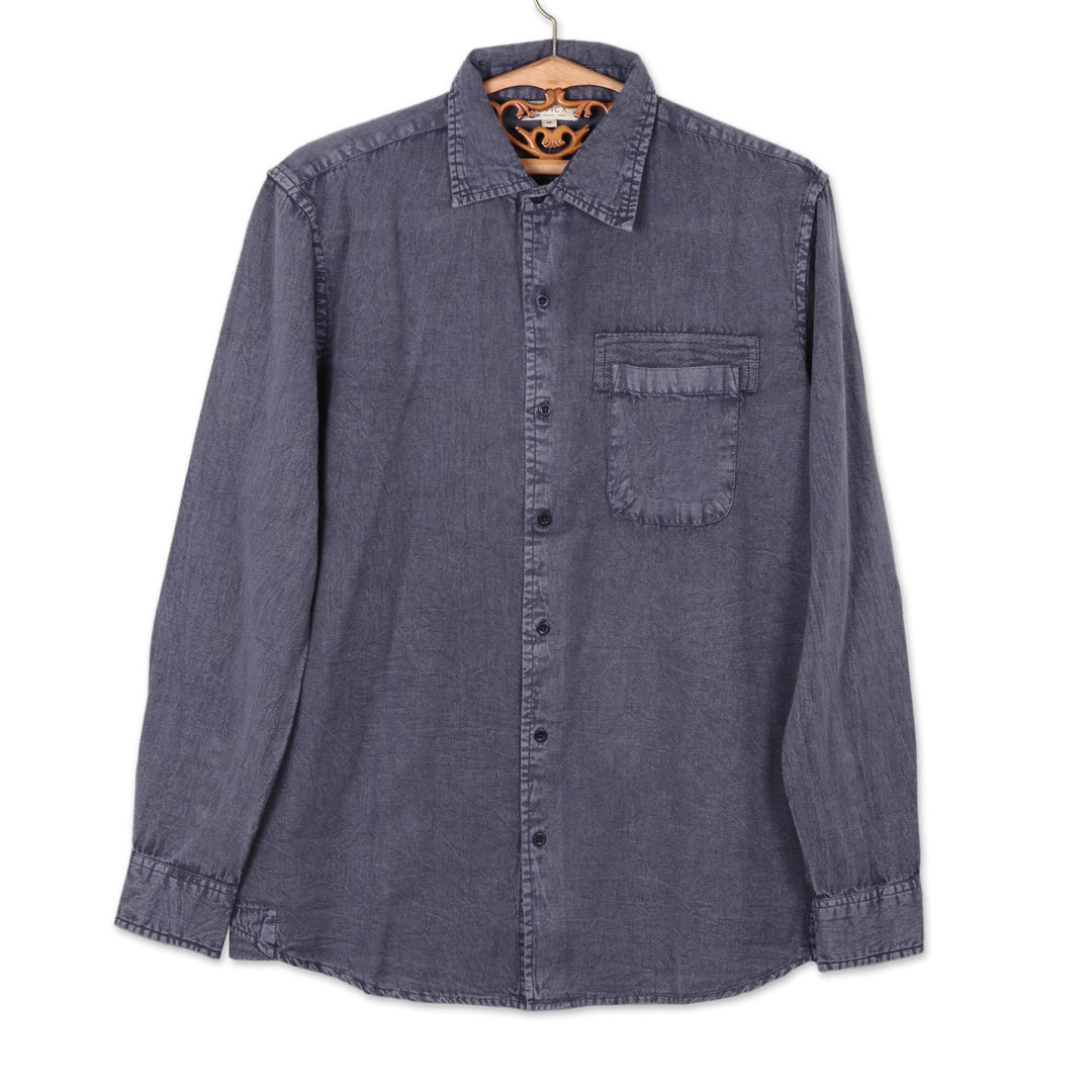 Casual Flair in Charcoal