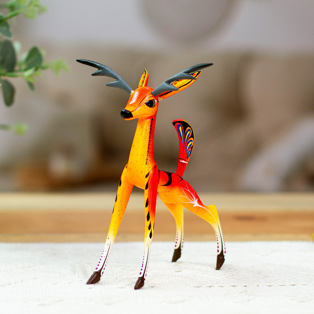 Dainty Deer in Orange